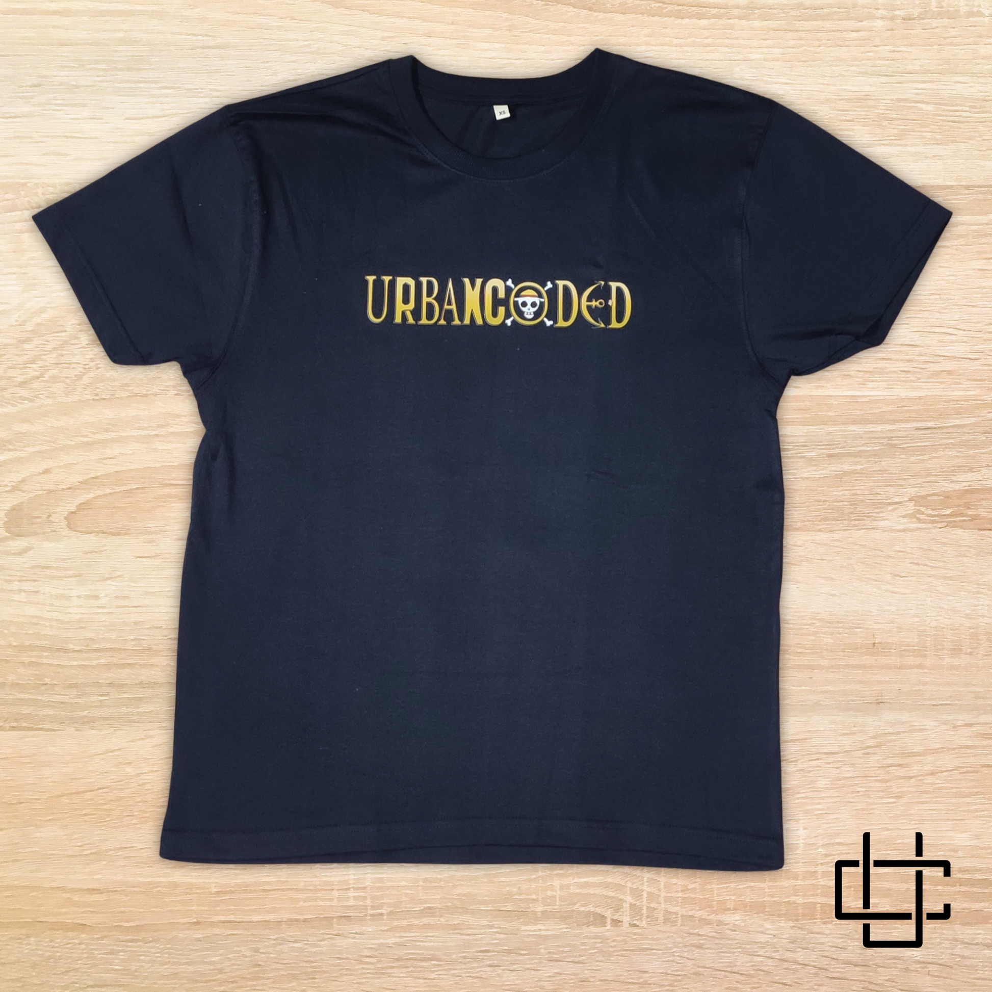 urbanCoded One Piece Cotton Oversized T-Shirt Navy Blue
