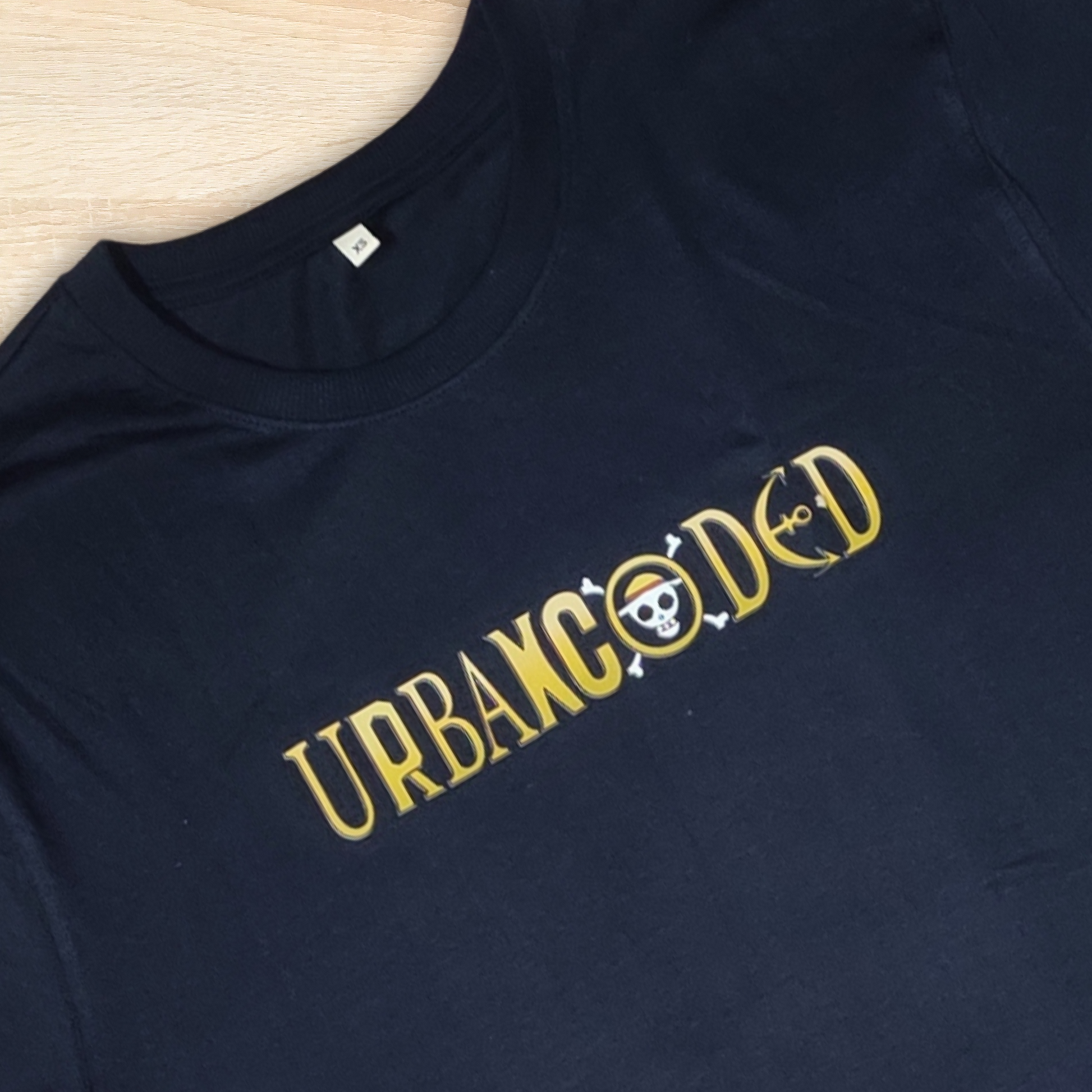 urbanCoded One Piece Cotton Oversized T-Shirt Navy Blue