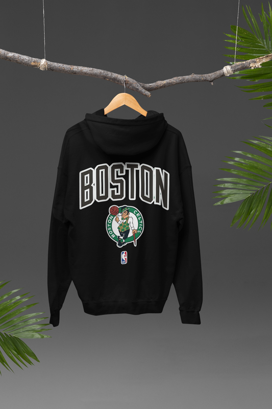 Boston Celtics Oversized Heavyweight NBA Hoodie Black