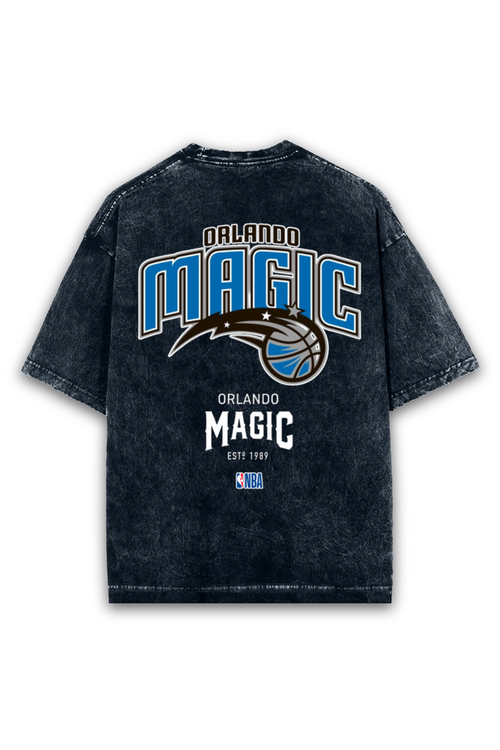Orlando Magic NBA Acid Wash Oversized T-Shirt