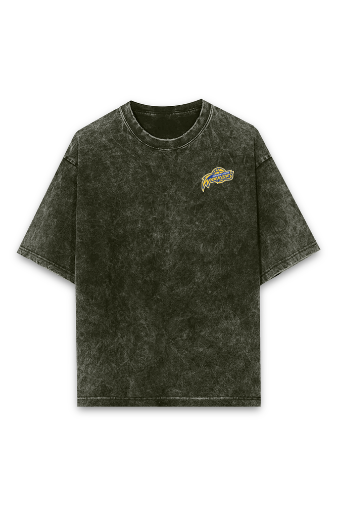 Golden State Warriors NBA Acid Wash Oversized T-Shirt