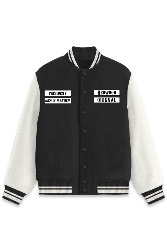 Sons of Anarchy Jax Teller Varsity Jacket Black