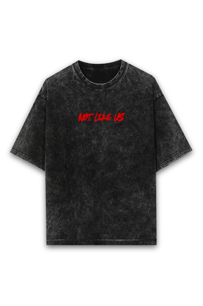 Kendrick Lamar Not Like Us Acid Wash Oversized T-Shirt