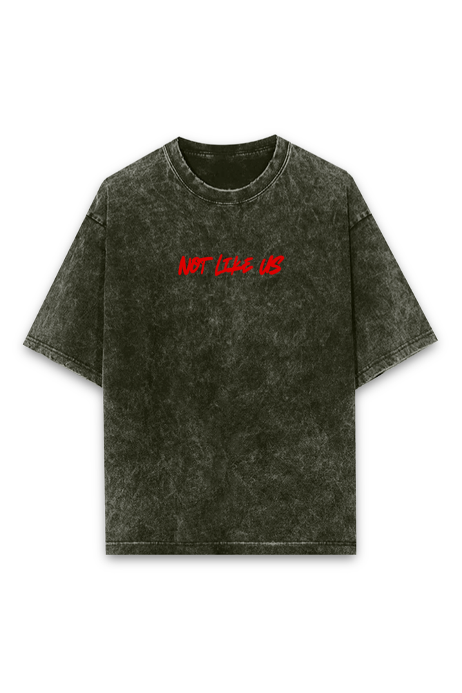 Kendrick Lamar Not Like Us Acid Wash Oversized T-Shirt